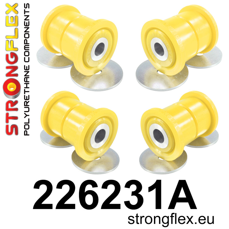 STRONGFLEX|226231A: Rear subframe bush kit SPORT Volkswagen Passat VI 05-10 B6 FWD VII 10-15 B7 CC