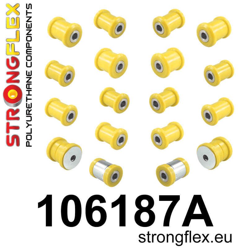 STRONGFLEX|106187A: Rear suspension bush kit SPORT Fiat 124 Spider II 16-20 Mazda MX-5/Miata Roadster IV 15-