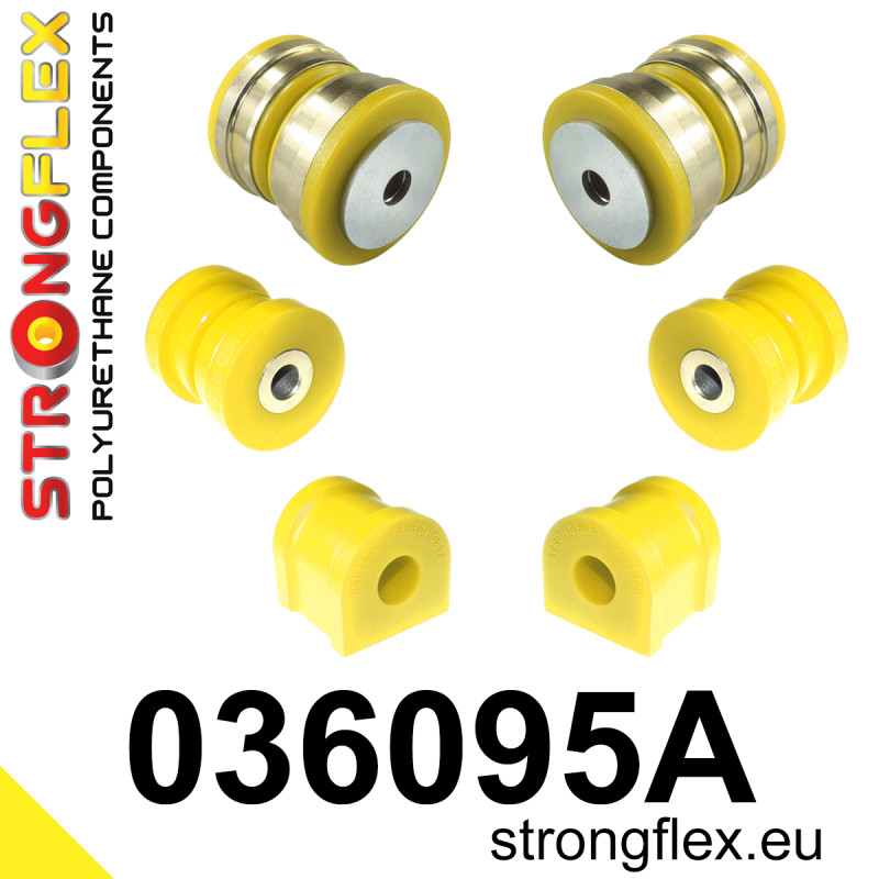 STRONGFLEX|036095A: Front suspension bush kit SPORT BMW X5 I 99-06 E53 X3 03-10