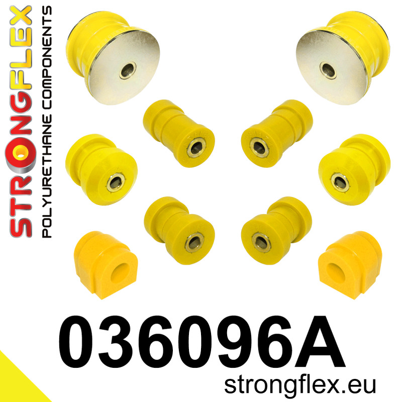 STRONGFLEX|036096A: Rear suspension bush kit SPORT BMW X3 I 03-10