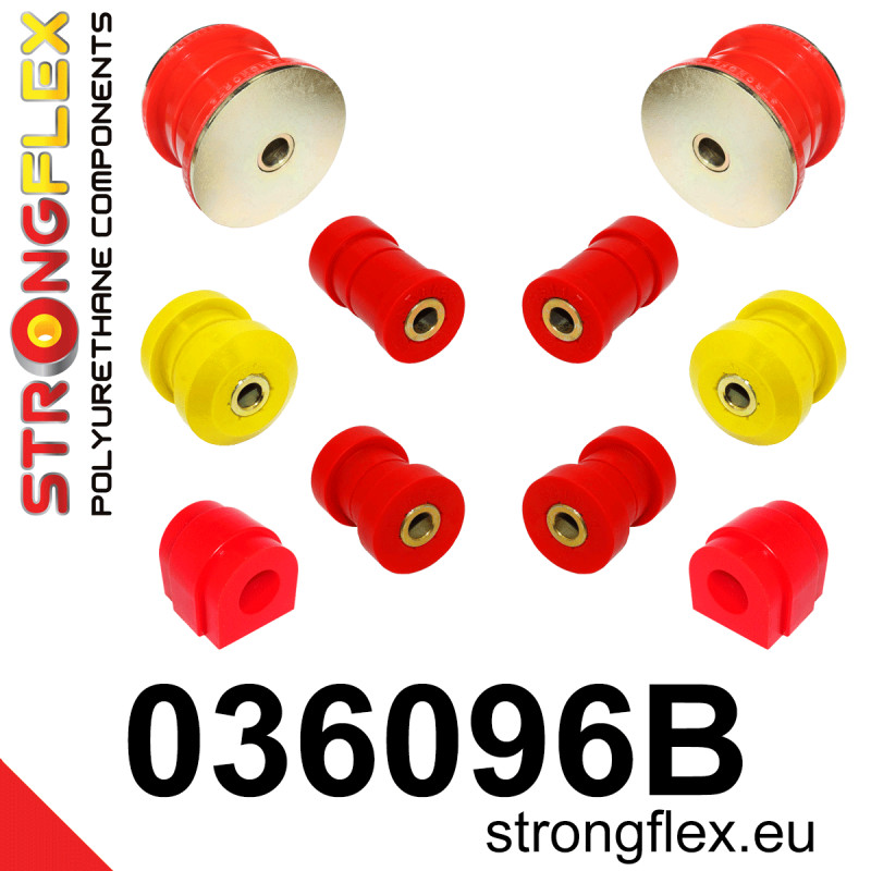 STRONGFLEX|036096B: Rear suspension bush kit BMW X3 I 03-10