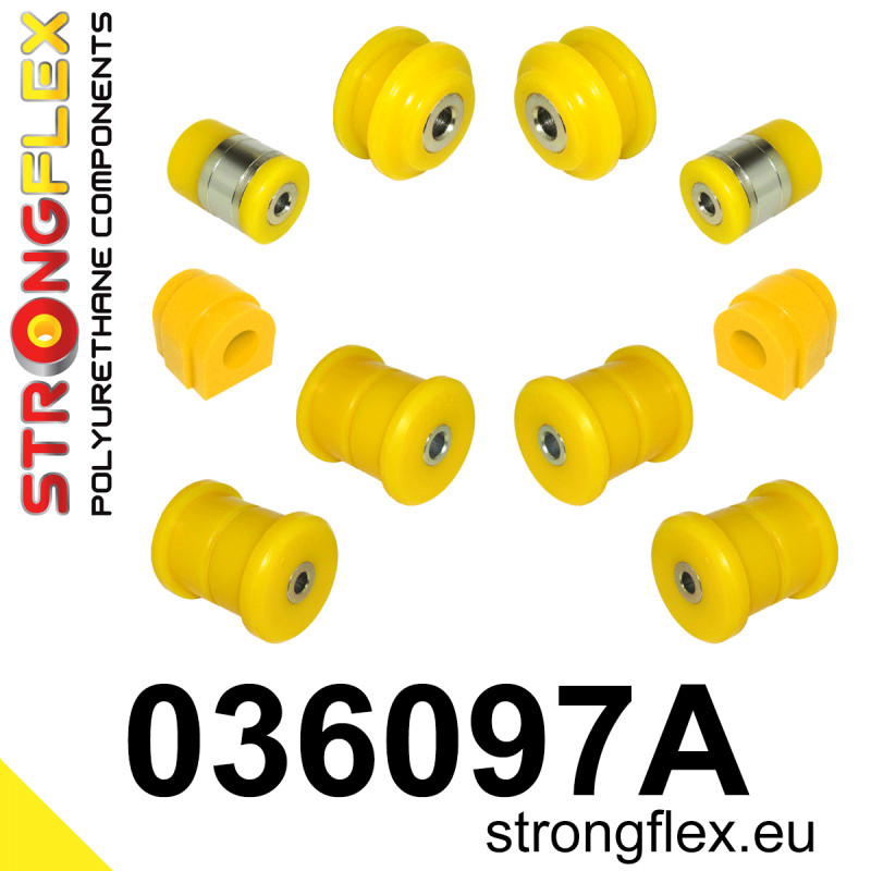 STRONGFLEX|036097A: Rear suspension bush kit SPORT BMW X5 I 99-06