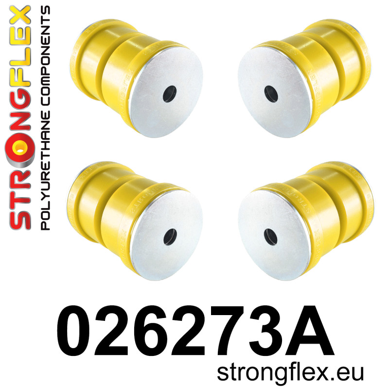 STRONGFLEX|026273A: Rear subframe bush kit SPORT - before 28.05.2012 Audi A3/S3 RS3 II 03-13 8P 06-13 Quattro 11-13