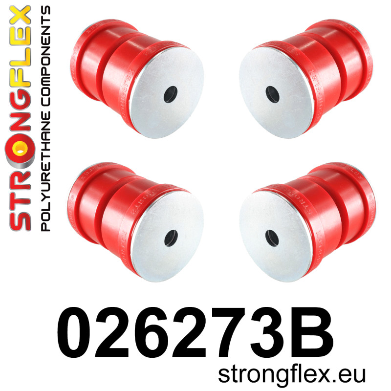 STRONGFLEX|026273B: Rear subframe bush kit - before 28.05.2012 Audi A3/S3 RS3 II 03-13 8P 06-13 Quattro 11-13 Seat