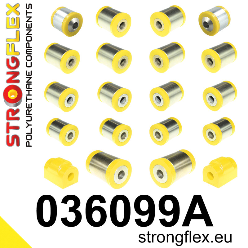 STRONGFLEX|036099A: Rear suspension bush kit SPORT Toyota Supra V 19- DB BMW Z4 III 18- G29 Seria 3 VII G20/G21/G80