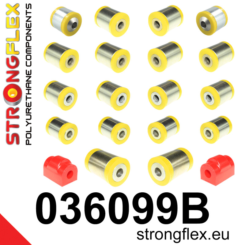 STRONGFLEX|036099B: Rear suspension bush kit Toyota Supra V 19- DB BMW Z4 III 18- G29 Seria 3 VII G20/G21/G80