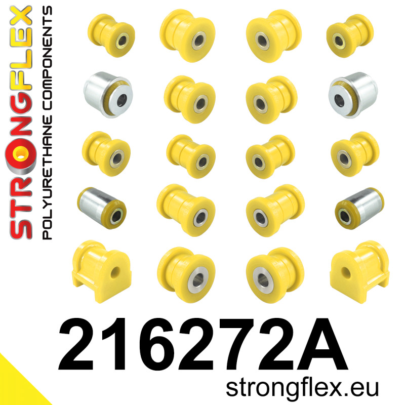 STRONGFLEX|216272A: Rear suspension bush kit SPORT Lexus IS/F III 13-20 XE30 GS IV 12-20 L10 RC 14- XC10 20-