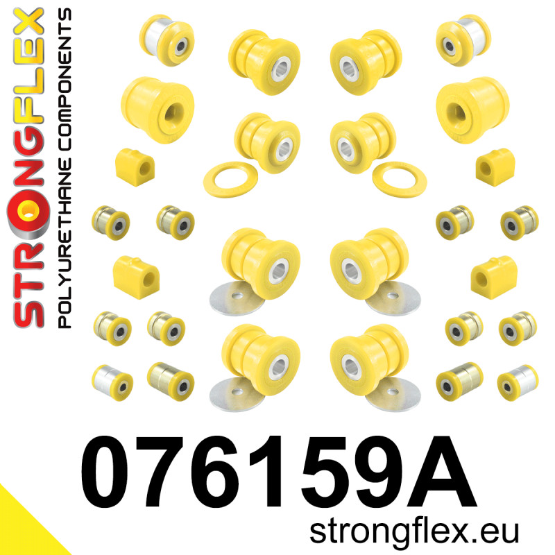 STRONGFLEX|076159A: Full suspension bush kit SPORT Ford Mondeo MK IV 07-14 S-Max I 06-14 Galaxy II