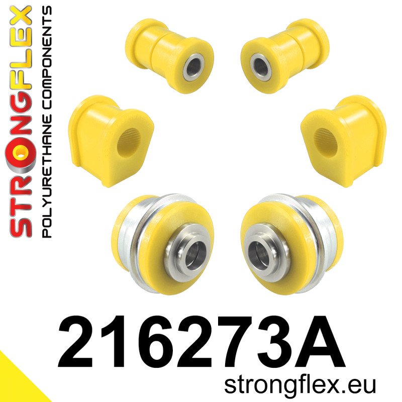 STRONGFLEX|216273A: Front suspension bush kit SPORT Citroën C1 I 05-14 II 14-21 Peugeot 107 108 Toyota