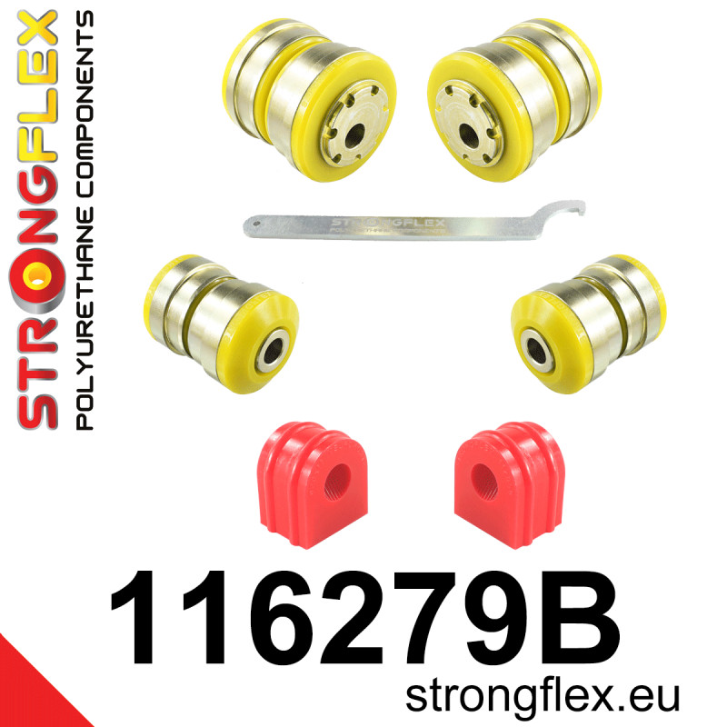 STRONGFLEX|116279B: Front suspension bush kit Mercedes SLK R172