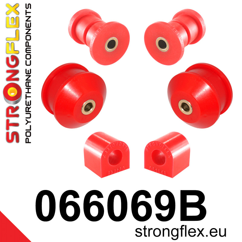 STRONGFLEX|066069B: Front suspension bush kit Alfa Romeo Mito 08-18 type 955 Fiat Punto Grande/Abarth 05-09 Evo