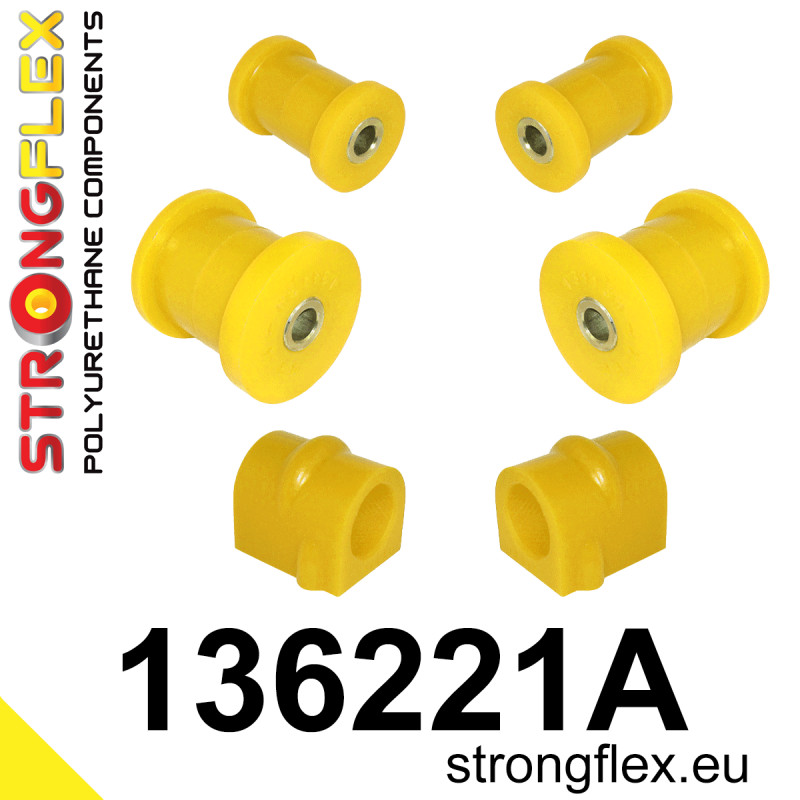 STRONGFLEX|136221A: Front suspension bush kit SPORT Opel/Vauxhall Astra H 04-10 Zafira B 05-14