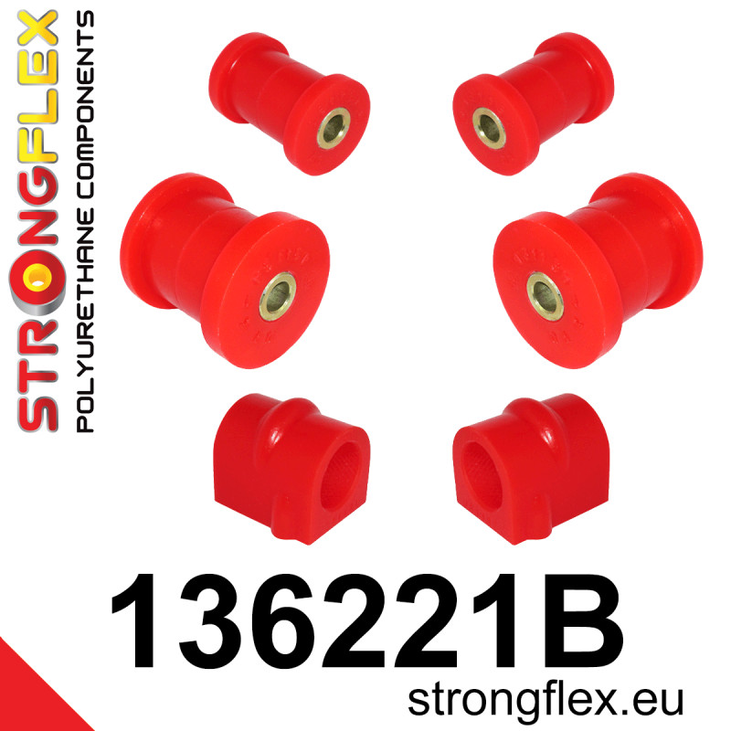 STRONGFLEX|136221B: Front suspension bush kit Opel/Vauxhall Astra H 04-10 Zafira B 05-14