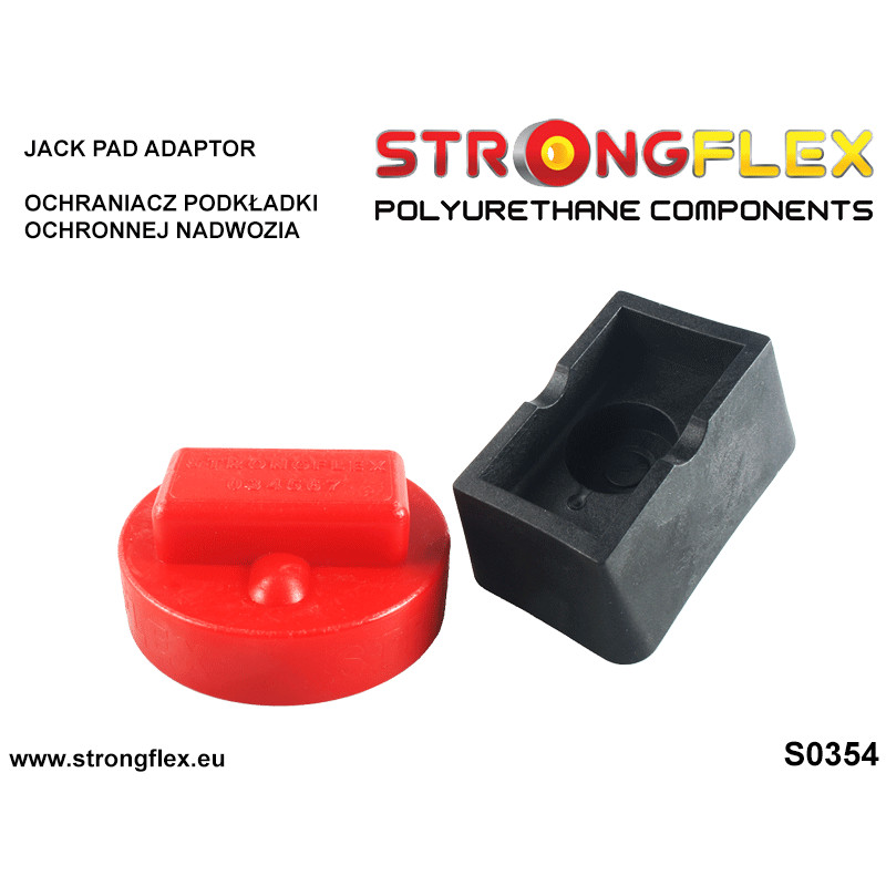 STRONGFLEX|034567A: Jack pad adaptor BMW Seria 1 I 04-13 E81/E82 E87 E88 11-12 M1 Coupe II 11-19 F20 F21 RWD 3 IV