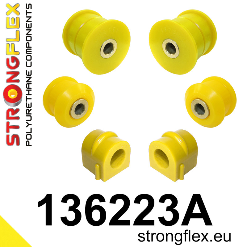 STRONGFLEX|136223A: Front suspension bush kit SPORT Opel/Vauxhall Omega B 94-99 FL