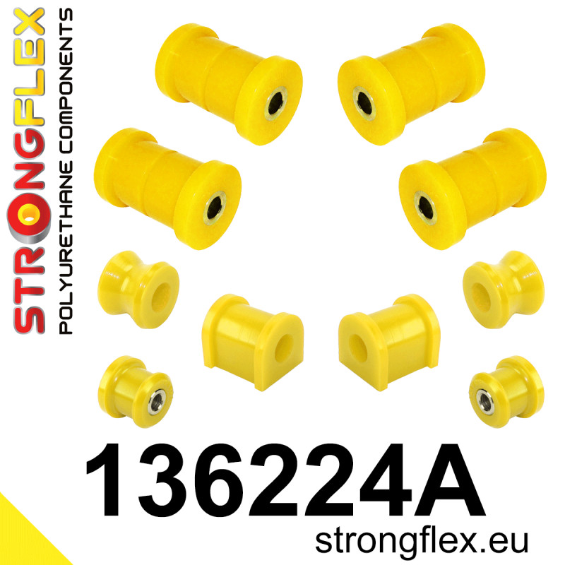 STRONGFLEX|136224A: Hinterachsbuchsen Satz SPORT Opel/Vauxhall Calibra 89-97 Senator Kikinda Royale B 86-93 Vectra