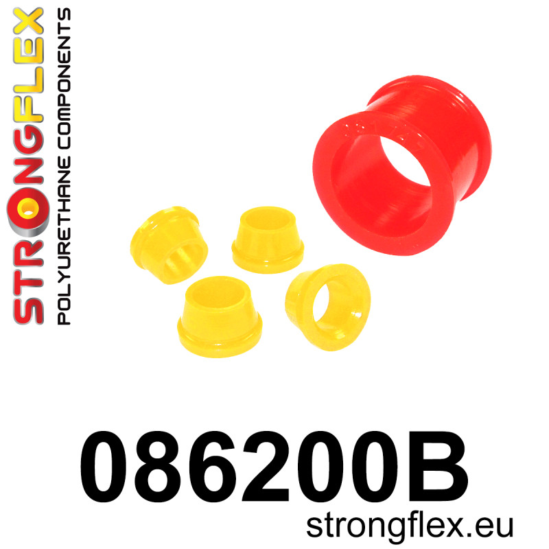 STRONGFLEX|086200B: Buchsensatz Lenkgetriebe Befestigung Honda Civic IV 88-91 EC/ED EE EF EX CRX