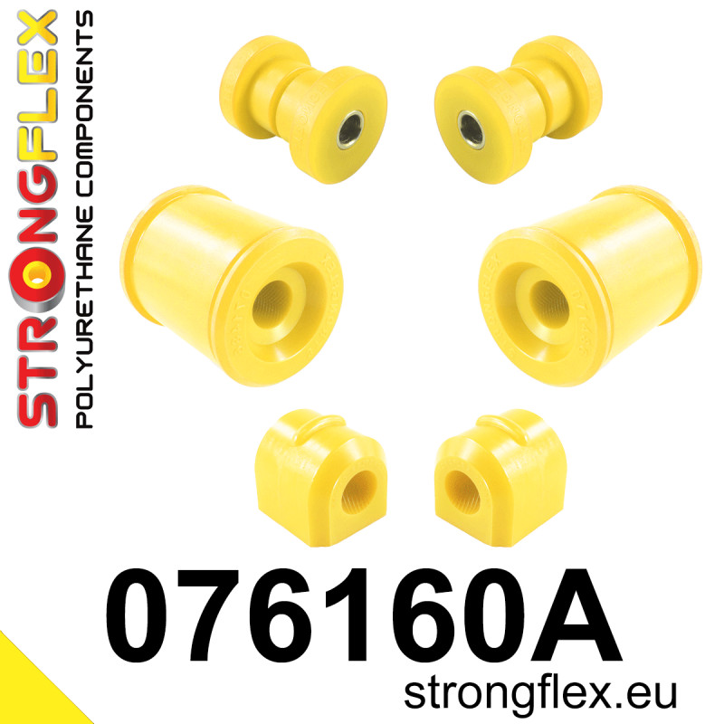 STRONGFLEX|076160A: Front suspension bush kit SPORT Ford Focus MK2 04-11 ST Mazda 3/Axela I 03-09 BK Volvo C30 06-13