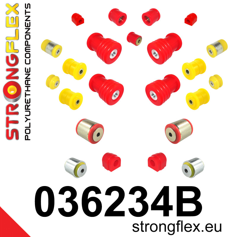 STRONGFLEX|036234B: Kompletny zestaw zawieszenia E39 Touring BMW Seria 5 IV 95-03 E39