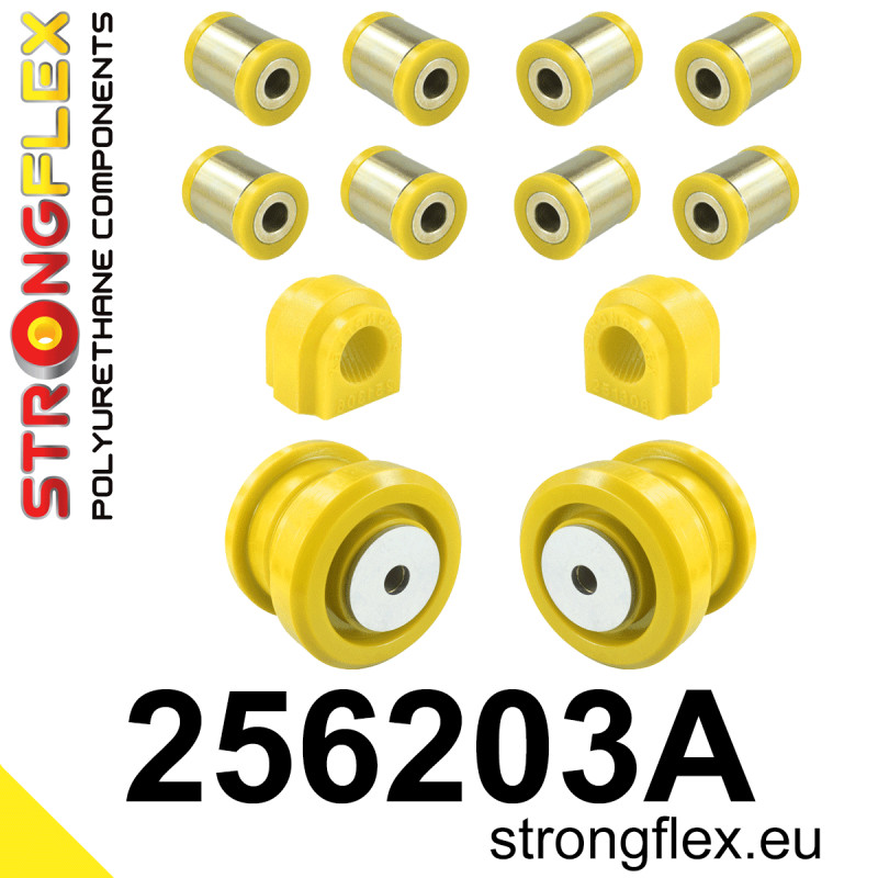 STRONGFLEX|256203A: Hinterachsbuchsen Satz bis zu 05/2003 SPORT Mini R50/R52/R53