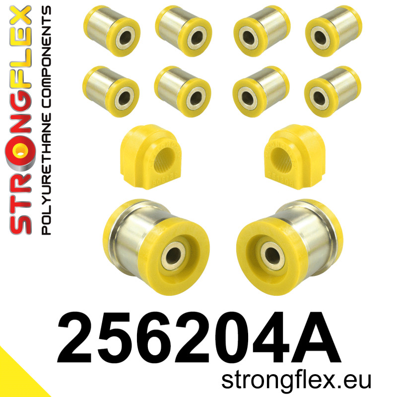 STRONGFLEX|256204A: Hinterachsbuchsen Satz aus 05/2003 SPORT Mini R50/R52/R53