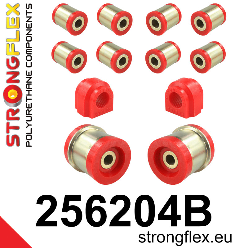 STRONGFLEX|256204B: Hinterachsbuchsen Satz aus 05/2003 Mini R50/R52/R53