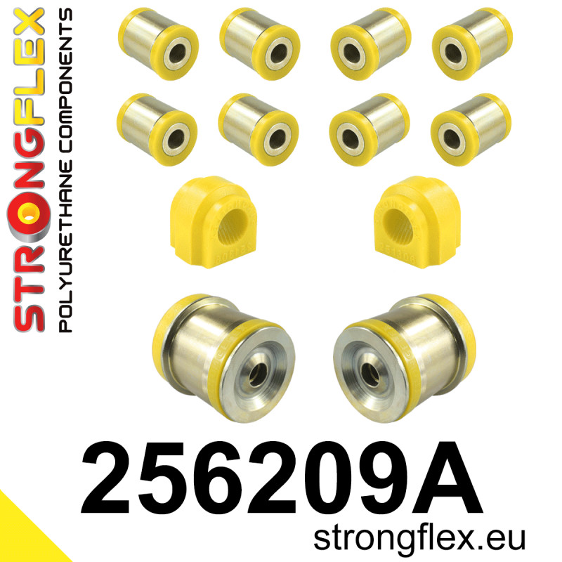 STRONGFLEX|256209A: Hinterachsbuchsen Satz R53 JCW SPORT Mini R50/R52/R53 00-06 R55/R56/R57/R58/R59 06-15 R60