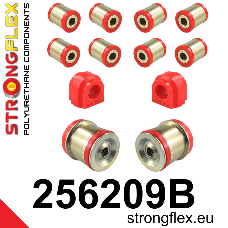 STRONGFLEX|256209B: Rear suspension bush kit R53 JCW Mini R50/R52/R53 00-06 R55/R56/R57/R58/R59 06-15 R60