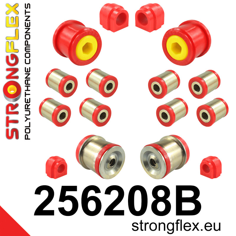 STRONGFLEX|256208B: Full  Suspension bush kit Mini R55/R56/R57/R58/R59