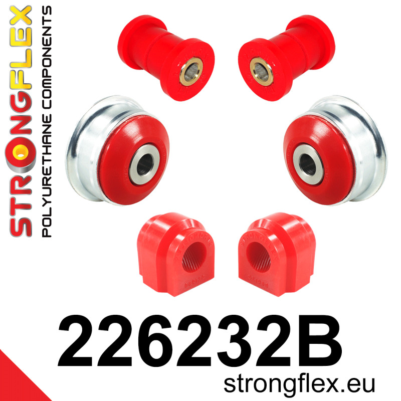 STRONGFLEX|226232B: Front suspension bush kit Seat Ibiza V 17- KJ1 Audi A1/S1 II 18- GB Arona KJ7 Škoda Fabia IV