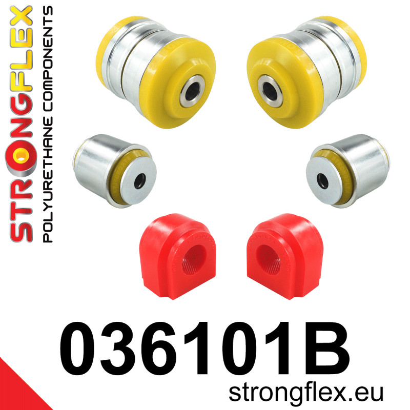 STRONGFLEX|036101B: Front suspension bush kit BMW X3 II 10-17 F25 X4 I 14-18