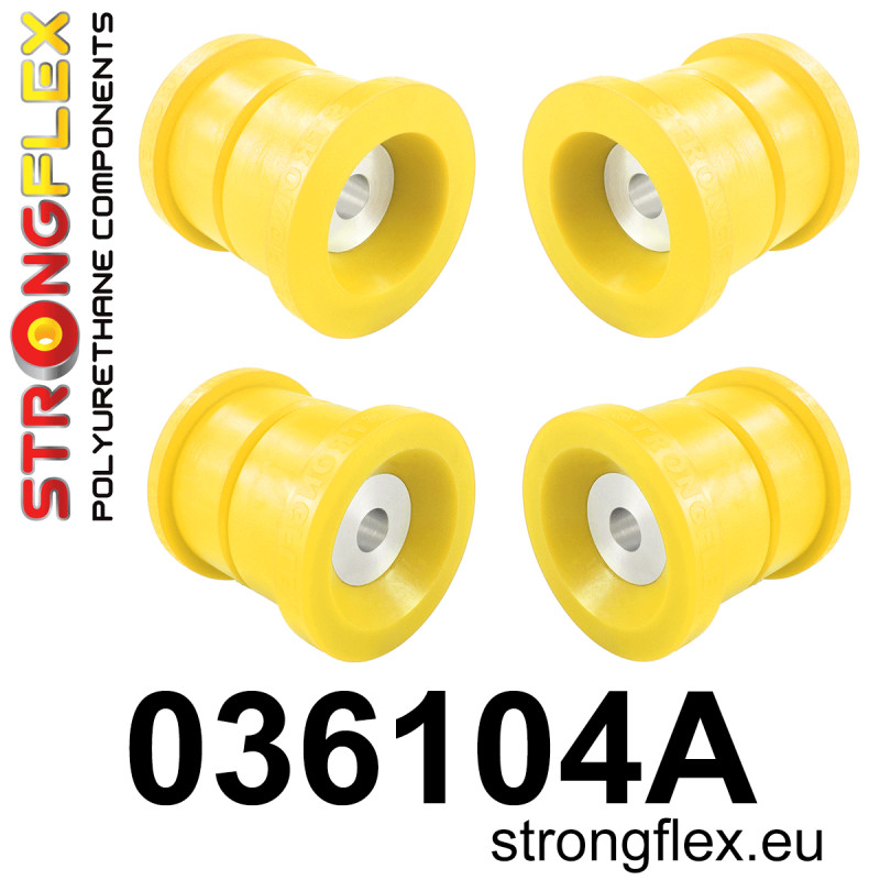 STRONGFLEX|036104A: Rear subframe bush kit SPORT BMW X3 II 10-17 F25 X4 I 14-18