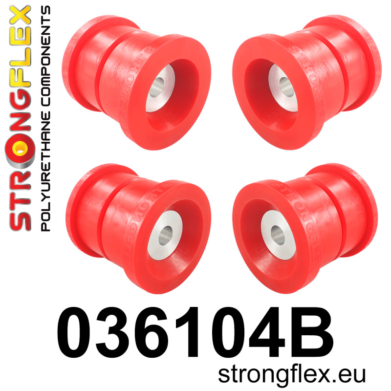 STRONGFLEX|036104B: Rear subframe bush kit BMW X3 II 10-17 F25 X4 I 14-18