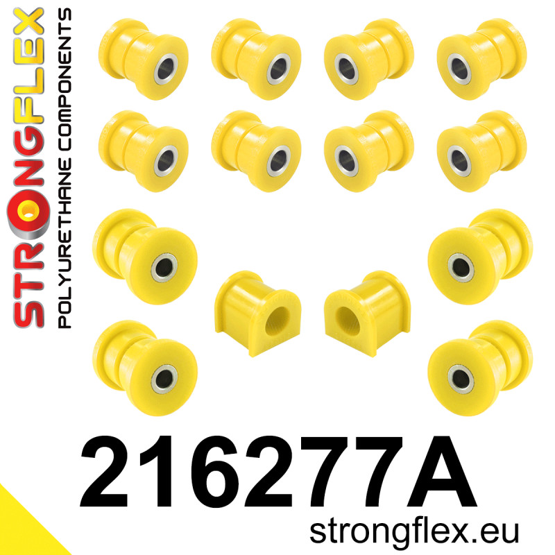 STRONGFLEX|216277A: Hinterachsbuchsen Satz SPORT Toyota Celica VI 93-99 T200 ST202 ST204