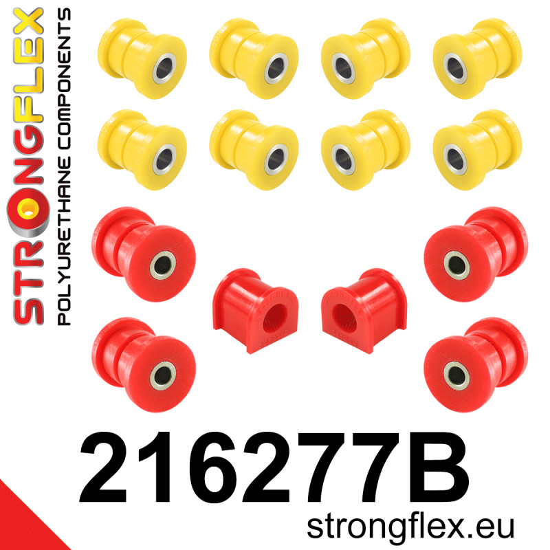 STRONGFLEX|216277B: Hinterachsbuchsen Satz Toyota Celica VI 93-99 T200 ST202 ST204