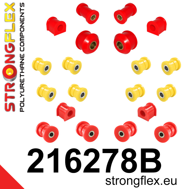 STRONGFLEX|216278B: Kompletny zestaw zawieszenia Toyota Celica VI 93-99 T200 ST202 ST204