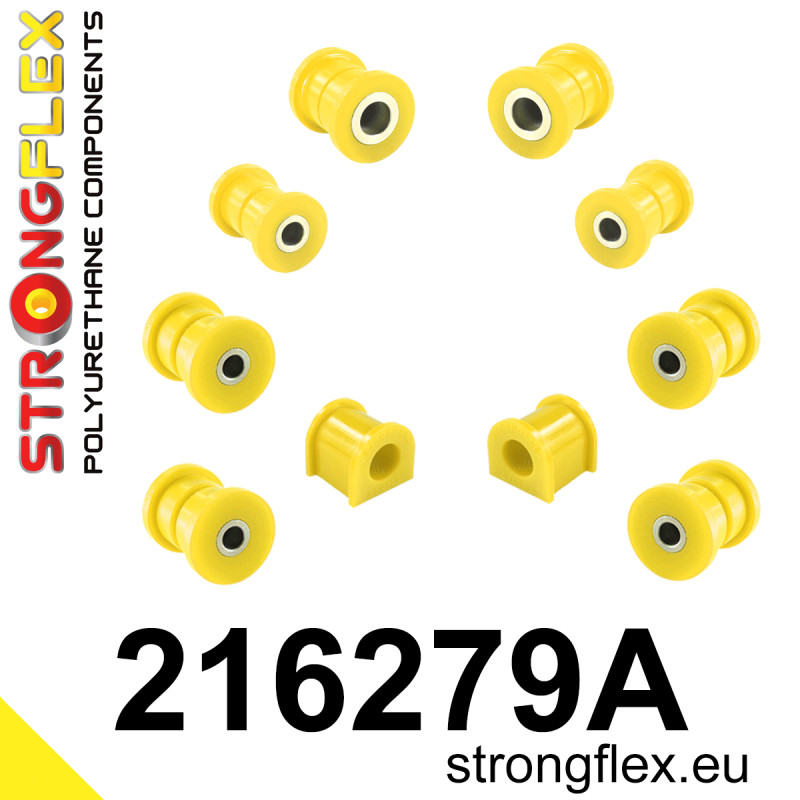 STRONGFLEX|216279A: Rear suspension bush kit SPORT Toyota Celica VI 93-99 T200 ST205 GT-Four