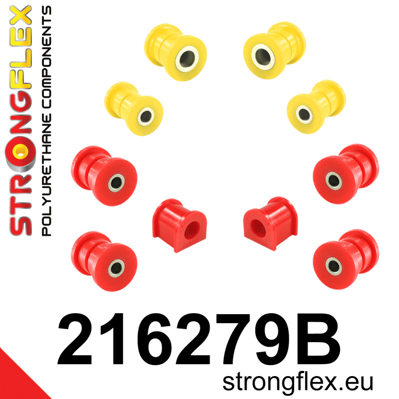 STRONGFLEX|216279B: Hinterachsbuchsen Satz Toyota Celica VI 93-99 T200 ST205 GT-Four