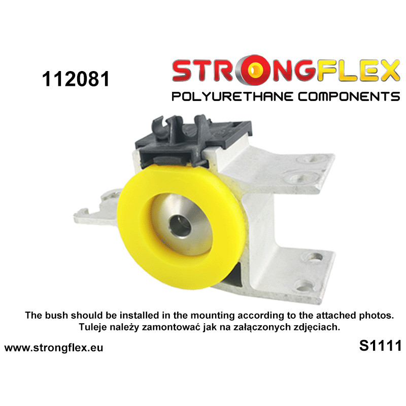 STRONGFLEX|116280A: Front suspension bush kit SPORT Mercedes Class A III 12-17 W176 4MATIC A45 AMG FWD B II 11-18