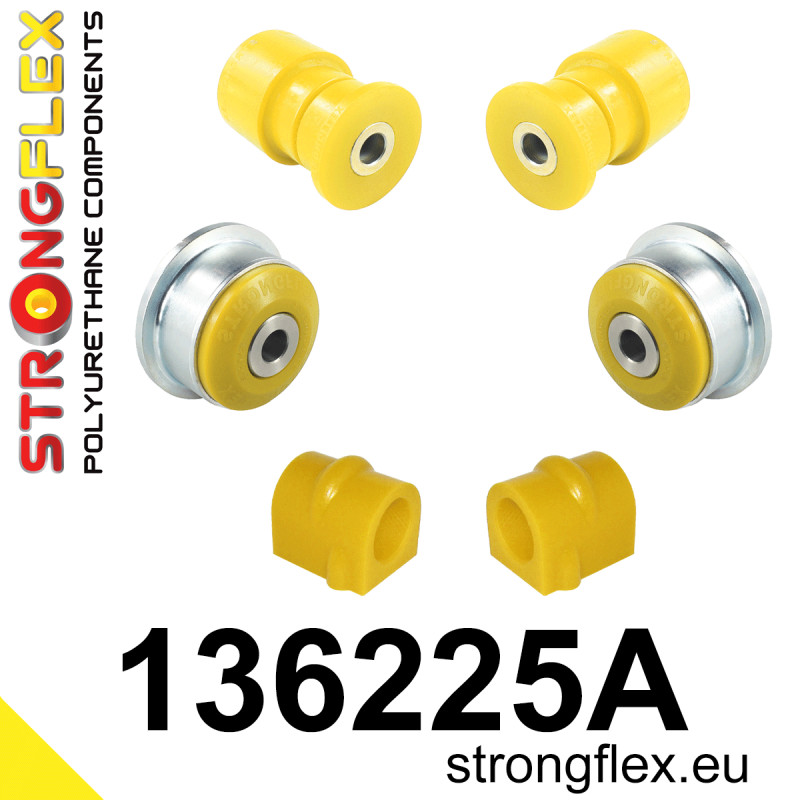 STRONGFLEX|136225A: Front suspension bush kit SPORT Opel/Vauxhall Corsa Nova Vita C 00-06 X01 Tigra B 04-09 Meriva A