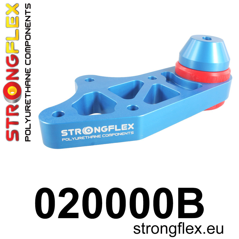 STRONGFLEX|020000B: Przednie mocowanie tylnego dyferencjału Audi 80/90 S2 RS2 B4 91-96 Quattro A4 S4 RS4 I 95-01