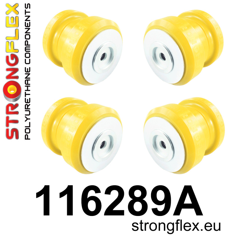 STRONGFLEX|116289A: Hinterachsträger - buchsensatz SPORT Mercedes Klasse R 05-12 W251/V251 GL X166 12-15 X164