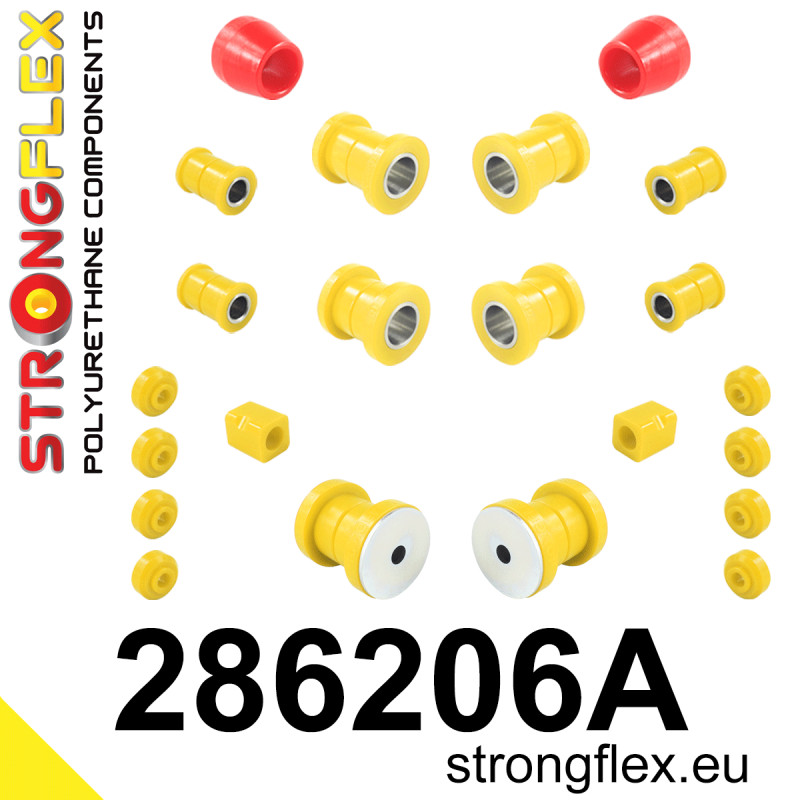 STRONGFLEX|286206A: Rear suspension bush kit SPORT Datsun 240/260/280Z 70-78 Nissan Fairlady Z