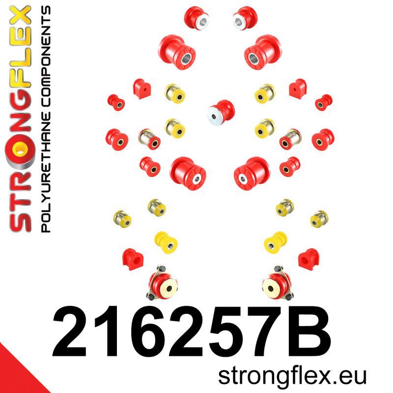 STRONGFLEX|216257B: Kompletny zestaw zawieszenia Lexus LS I 89-94 XF10 Toyota