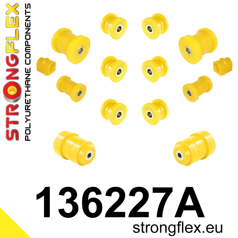 STRONGFLEX|136227A: Full suspension polyurethane bush kit SPORT Opel/Vauxhall Astra G 98-04 Zafira A 99-05