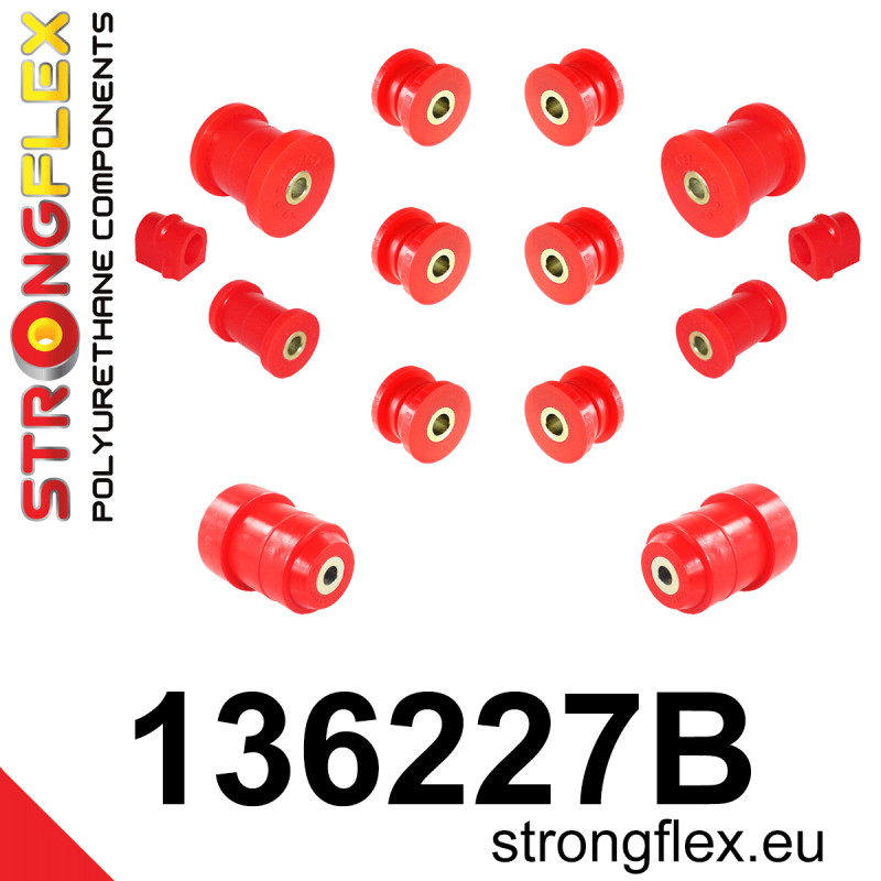 STRONGFLEX|136227B: Full suspension polyurethane bush kit Opel/Vauxhall Astra G 98-04 Zafira A 99-05