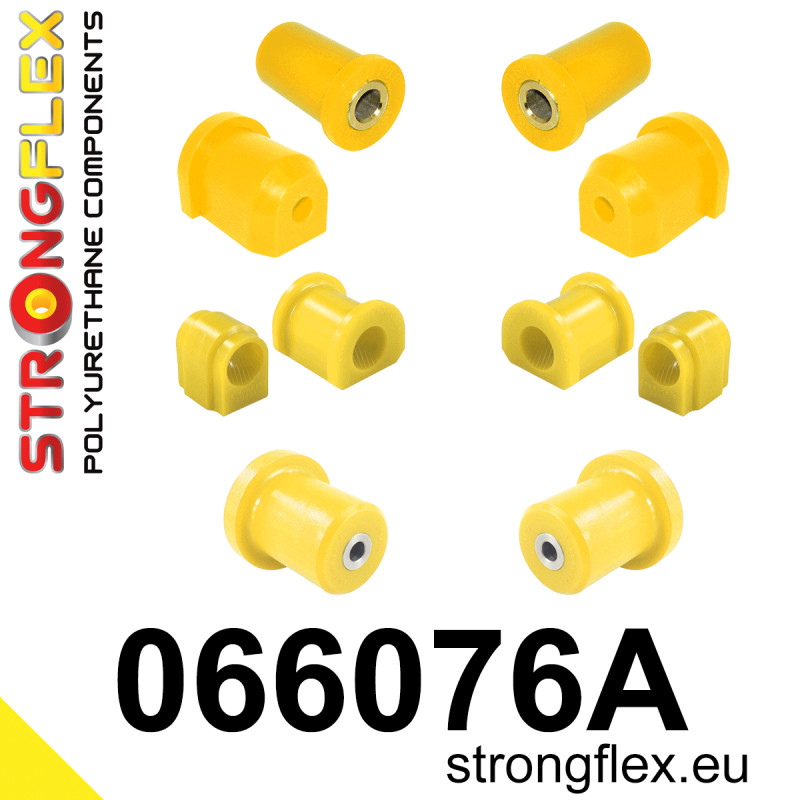 STRONGFLEX|066076A: Full suspension bush kit SPORT Fiat Uno MK1/MK2/Turbo