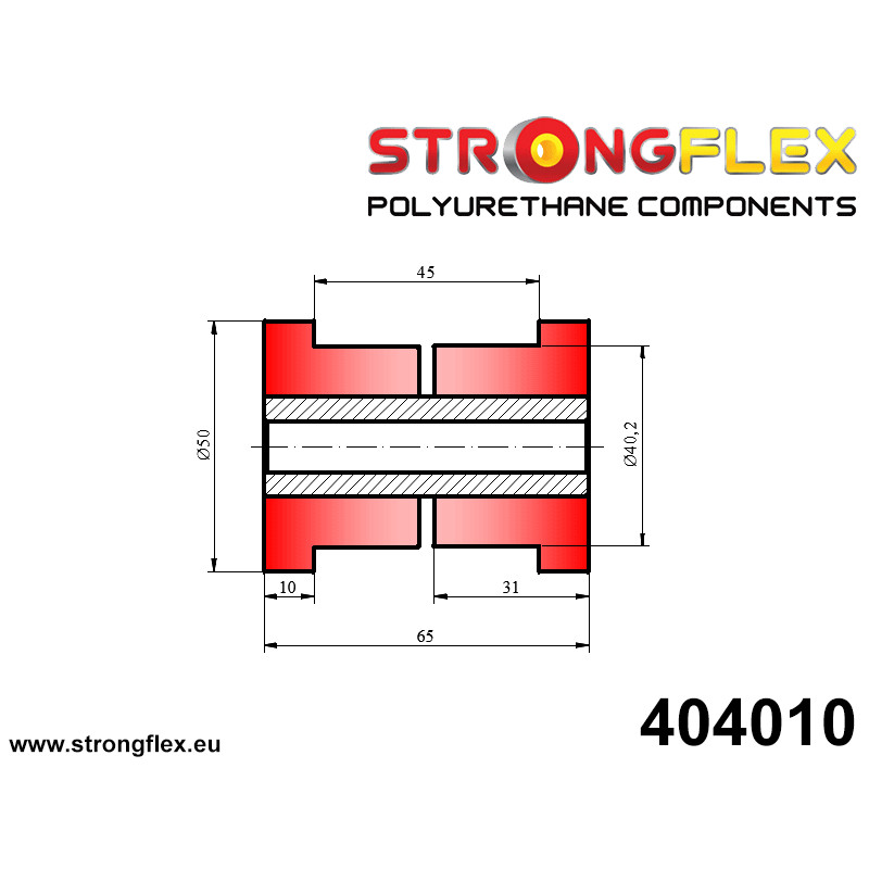 STRONGFLEX|404010: Tuleja uniwersalna 40mm Tuleje