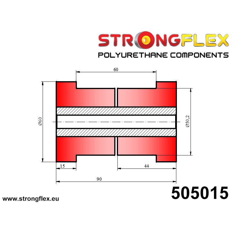 STRONGFLEX|505015: Tuleja uniwersalna 50mm Tuleje