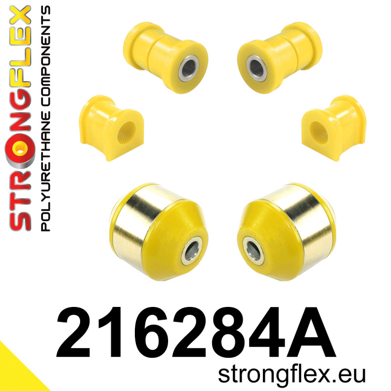 STRONGFLEX|216284A: Front suspension bush kit SPORT Toyota Yaris I 99-05 P1 Verso